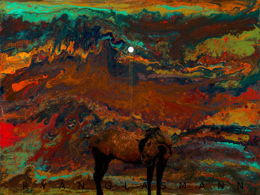 "Horse phase" original 48" x 36"