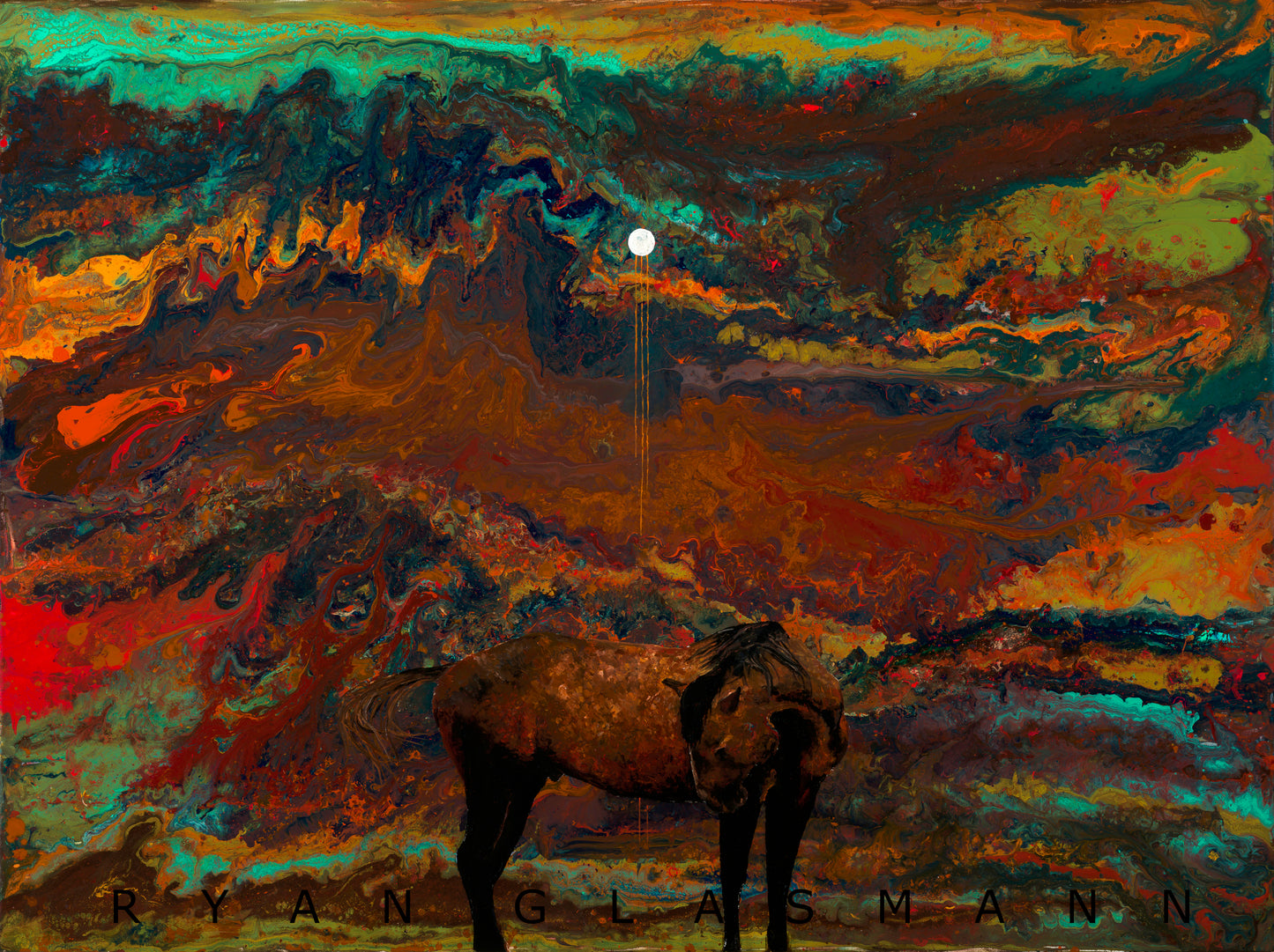 "Horse phase" original 48" x 36"